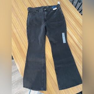 Black Old Navy Flared Women Jeans